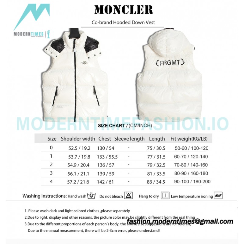 Moncler - Frgmt Co-brand Hooded Down Vest