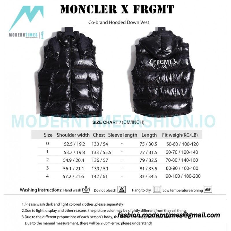 Moncler - Frgmt Co-brand Hooded Down Vest