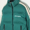 Moncler - Palm Angels Co-brand Striped Embroidered Logo Down Jacket