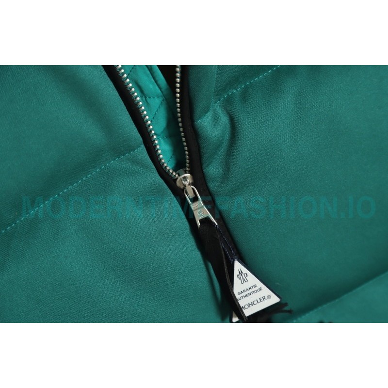 Moncler - Palm Angels Co-brand Striped Embroidered Logo Down Jacket