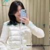 Moncler - 23FW Grenoble Series Knitted Patchwork Down Collar Casual Jacket
