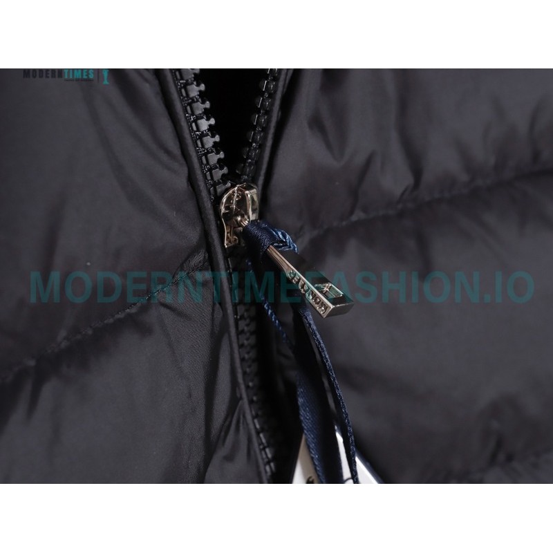 Moncler - 23FW Grenoble Series Knitted Patchwork Down Collar Casual Jacket
