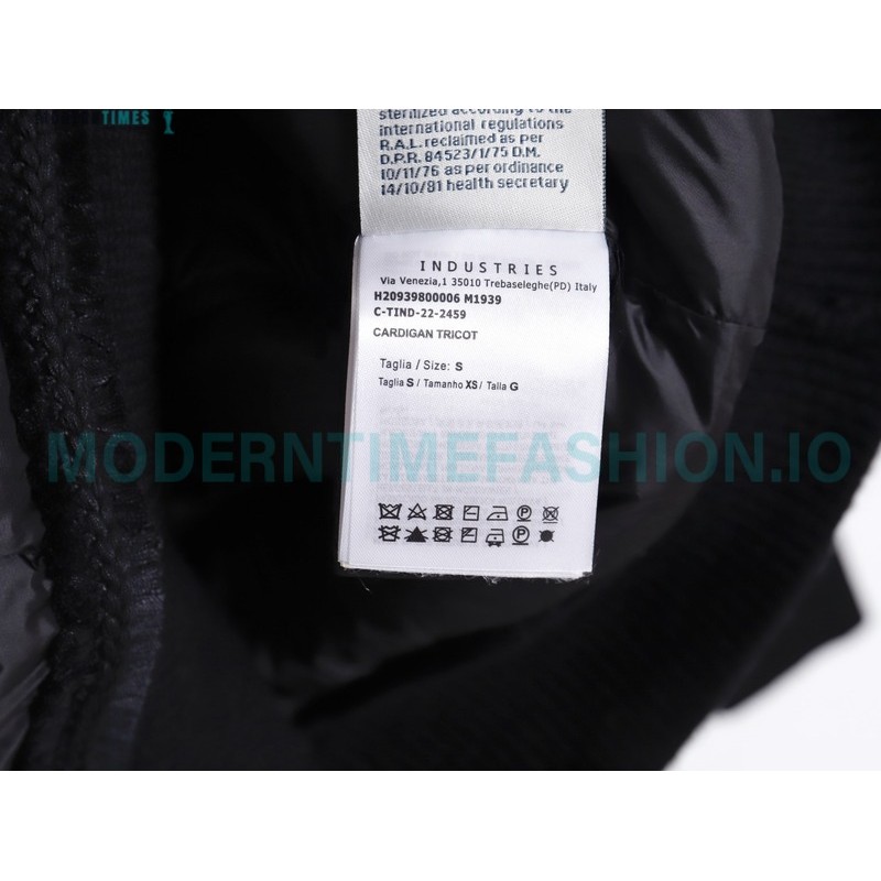 Moncler - 23FW Grenoble Series Knitted Patchwork Down Collar Casual Jacket