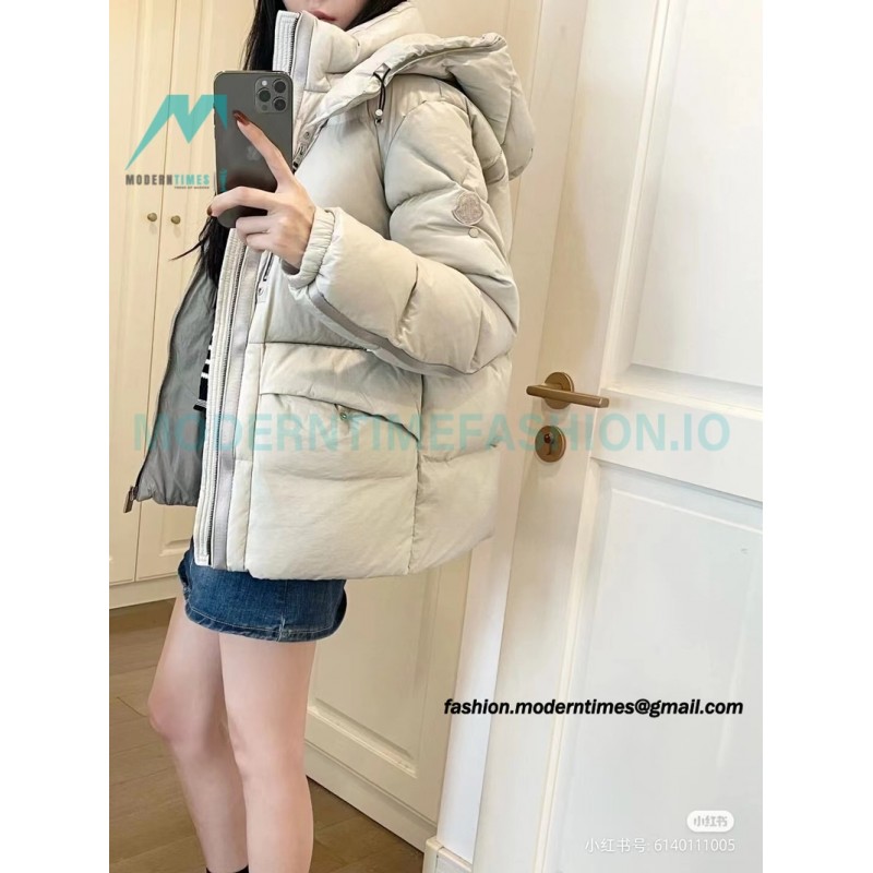 Moncler - Alys 9SM White Goose Down Hooded Jacket