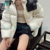 Moncler - 23FW Abbaye Logo Embroidered Short Down Jacket