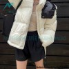 Moncler - 23FW Abbaye Logo Embroidered Short Down Jacket