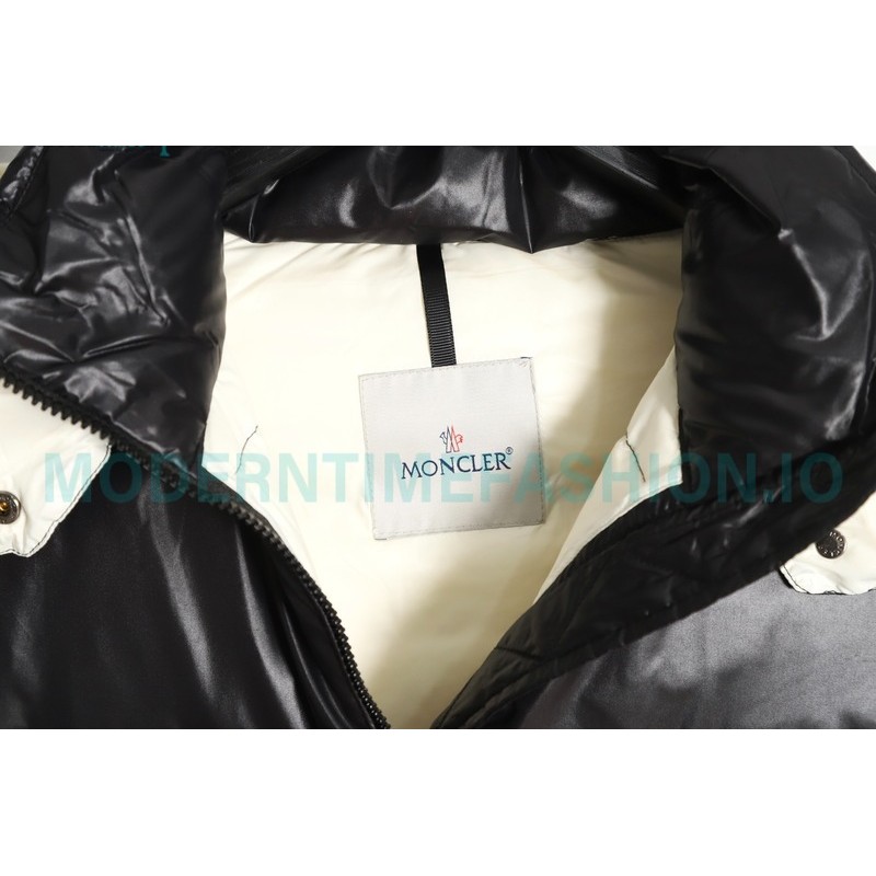 Moncler - 23FW Abbaye Logo Embroidered Short Down Jacket