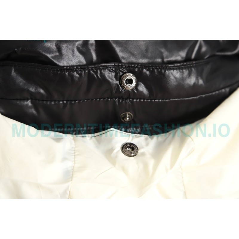 Moncler - 23FW Abbaye Logo Embroidered Short Down Jacket