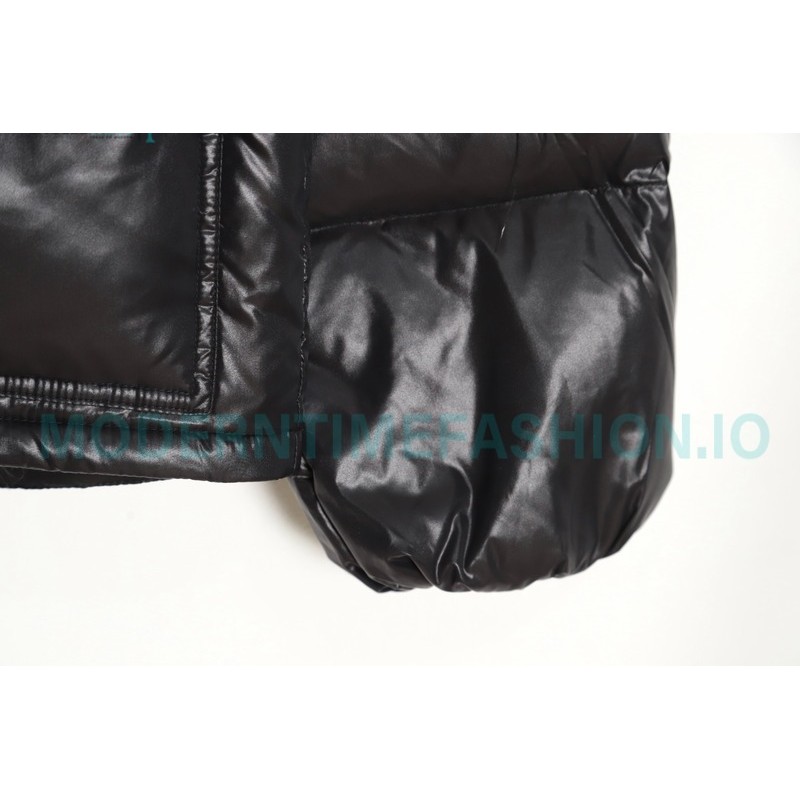 Moncler - 23FW Abbaye Logo Embroidered Short Down Jacket