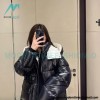 Moncler - 23FW Abbaye Logo Embroidered Short Down Jacket