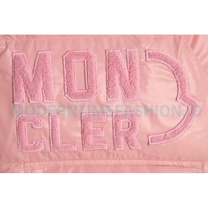 Moncler - 23FW Abbaye Logo Embroidered Short Down Jacket