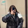Moncler - 23FW Abbaye Logo Embroidered Short Down Jacket