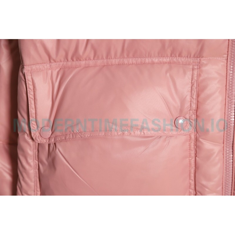Moncler - 23FW Abbaye Logo Embroidered Short Down Jacket