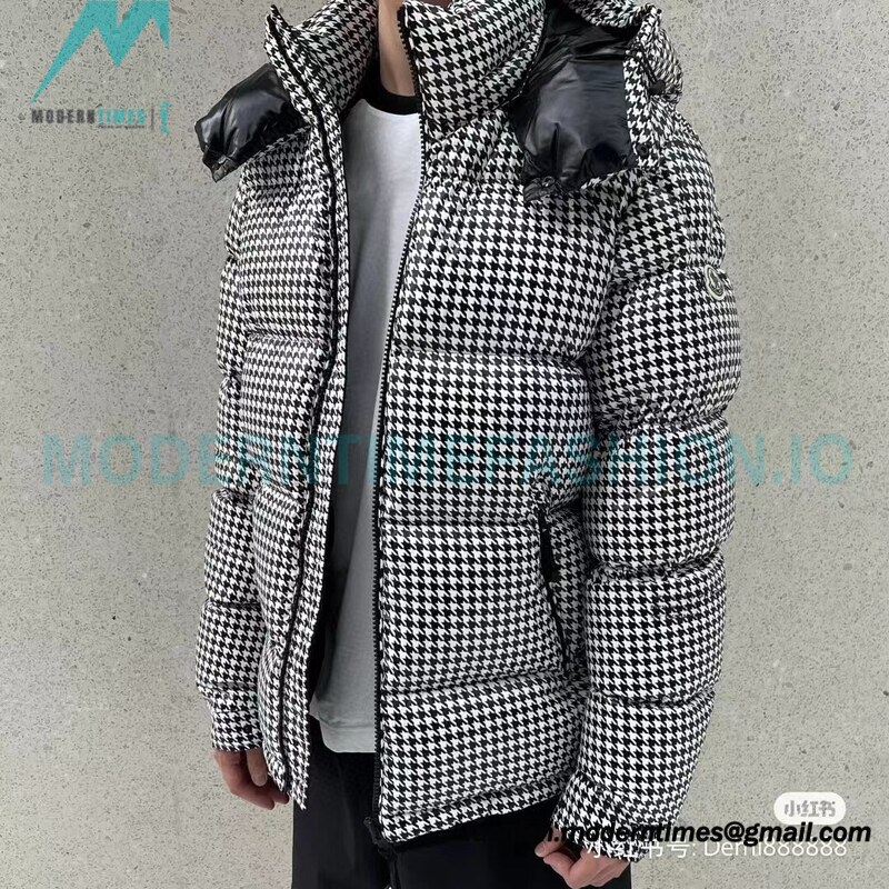 Moncler - 23FW Latest Fragment Check Down Jacket