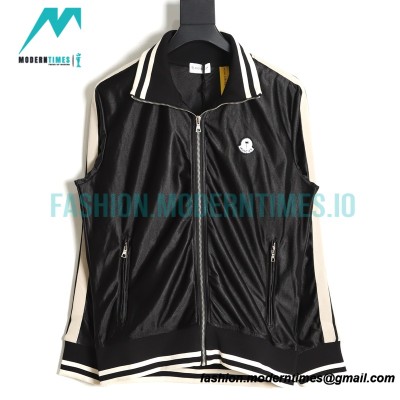 Moncler - Palm Angles Co-branded Style FW22 Bright Face Logo Label Zipper Collar Thin Jacket 
