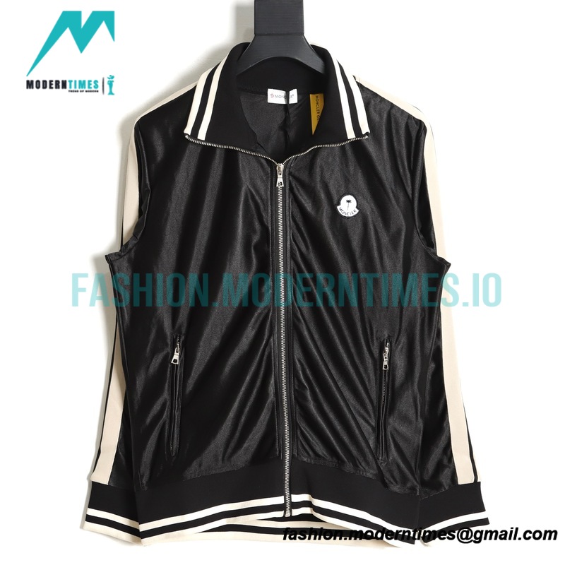 Moncler - Palm Angles Co-branded Style FW22 Bright Face Logo Label Zipper Collar Thin Jacket 