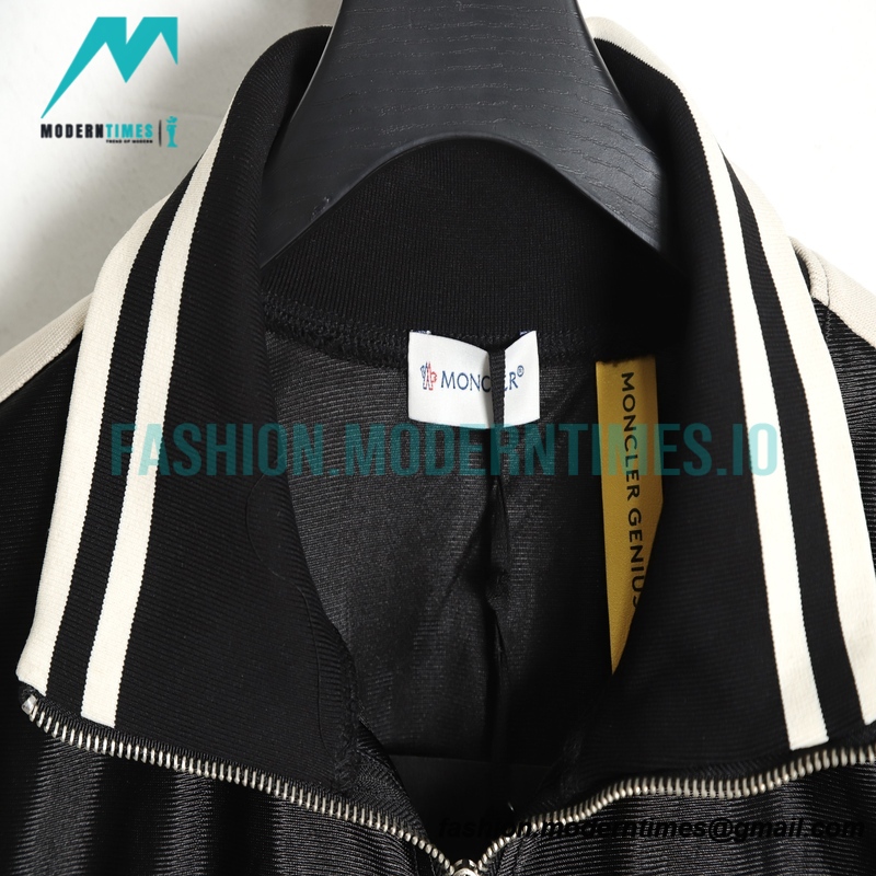 Moncler - Palm Angles Co-branded Style FW22 Bright Face Logo Label Zipper Collar Thin Jacket 