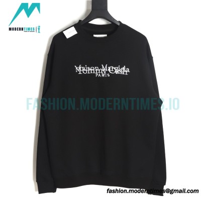 Margiela - Classic Embroidered Letter Hoodie