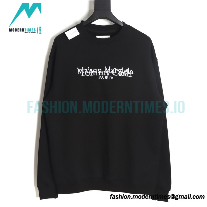 Margiela - Classic Embroidered Letter Hoodie