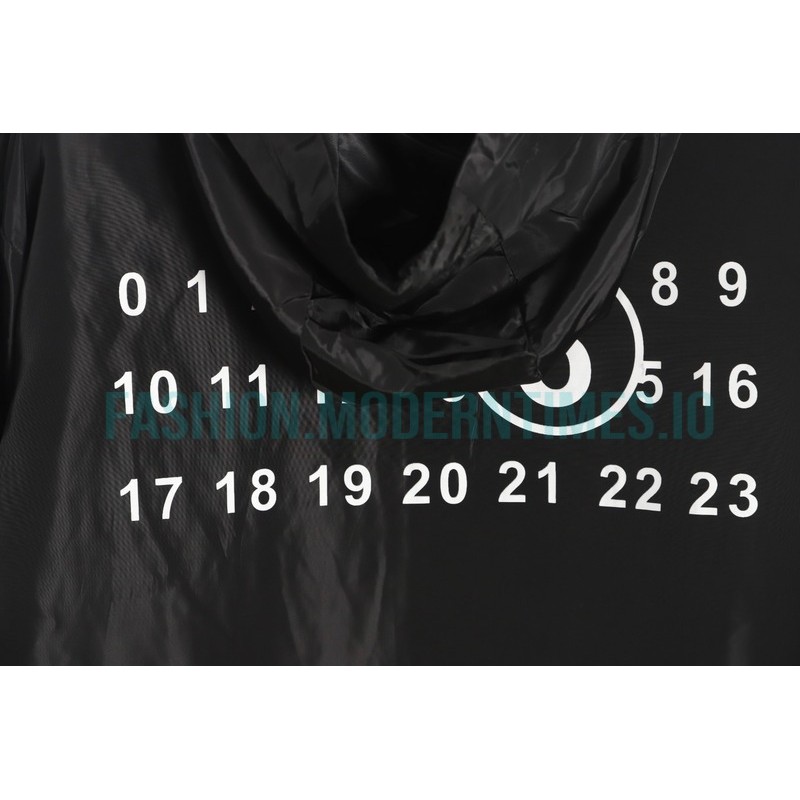 Maison Margiela - Digital Print Hooded Trench Coat