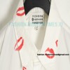 Maison Margiela -  Collar Lip Print Shirt