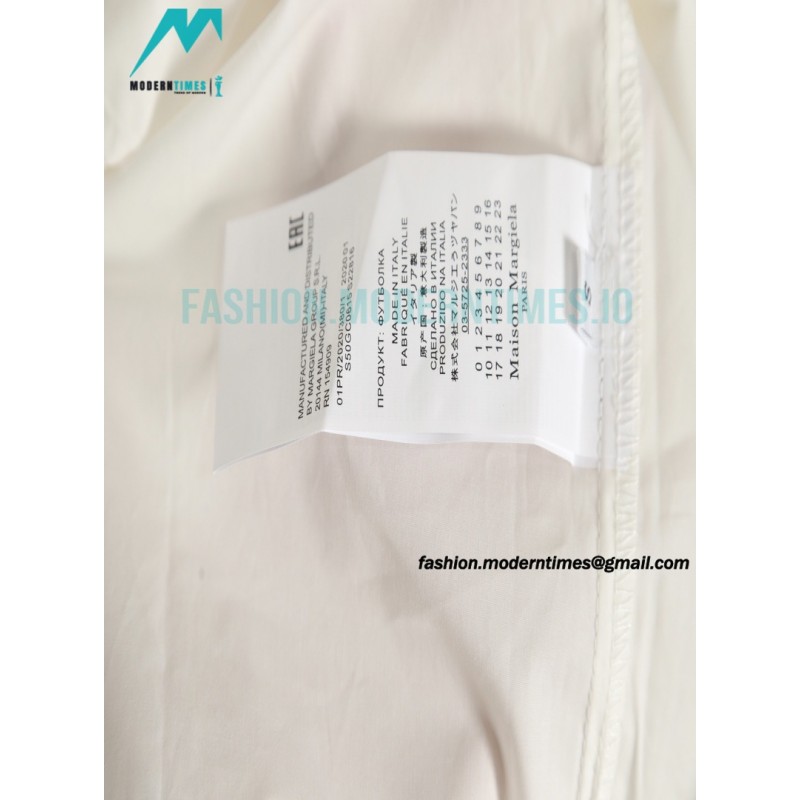 Maison Margiela -  Collar Lip Print Shirt