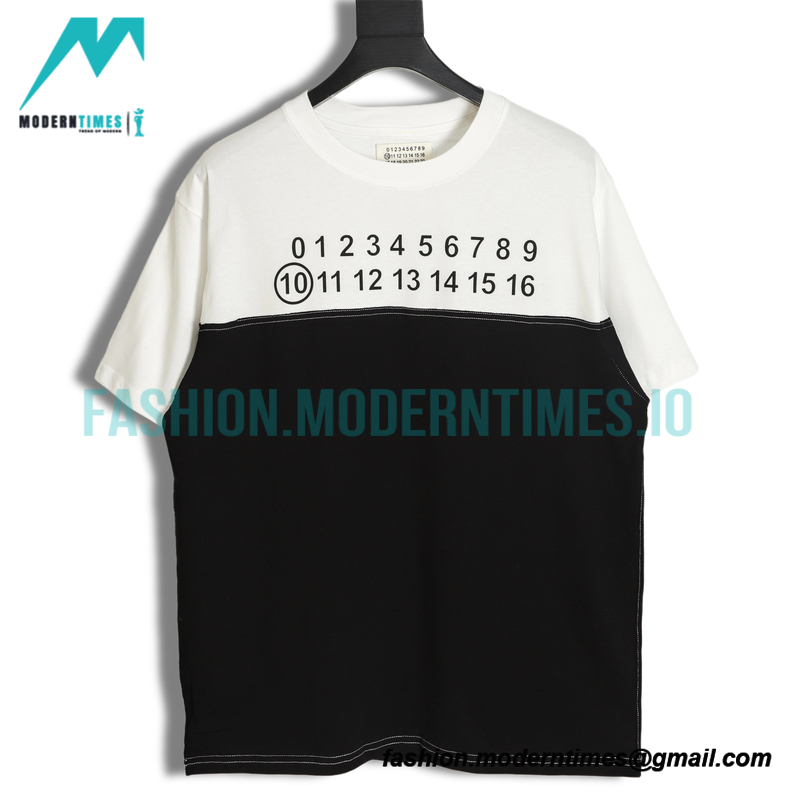  Maison Margiela - Digital Size Table Printed Stitches Short Sleeve