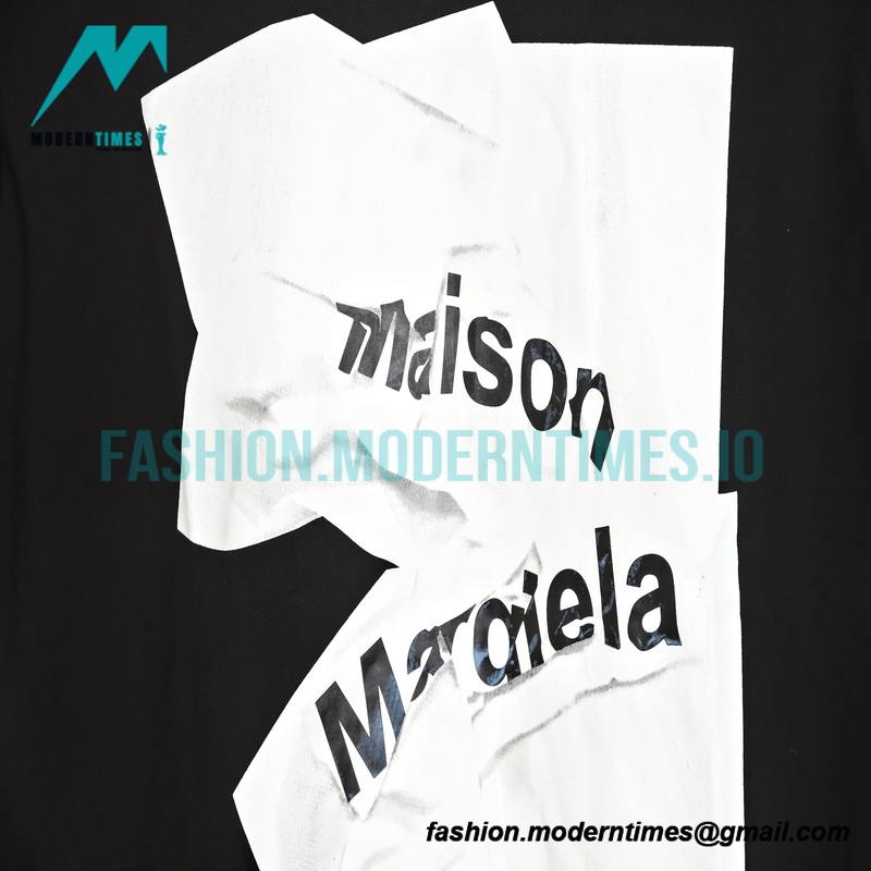  Maison Margiela - Logo Printed Plain Sleeve