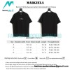 Maison Margiela - Black And White Reversed Letters Embroidered Short Sleeves