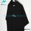 Maison Margiela - Black And White Reversed Letters Embroidered Short Sleeves