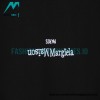 Maison Margiela - Black And White Reversed Letters Embroidered Short Sleeves