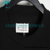 Maison Margiela - Black And White Reversed Letters Embroidered Short Sleeves