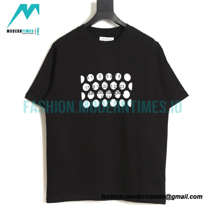 Maison Margiela - Ripped Classic Letter Short Sleeve