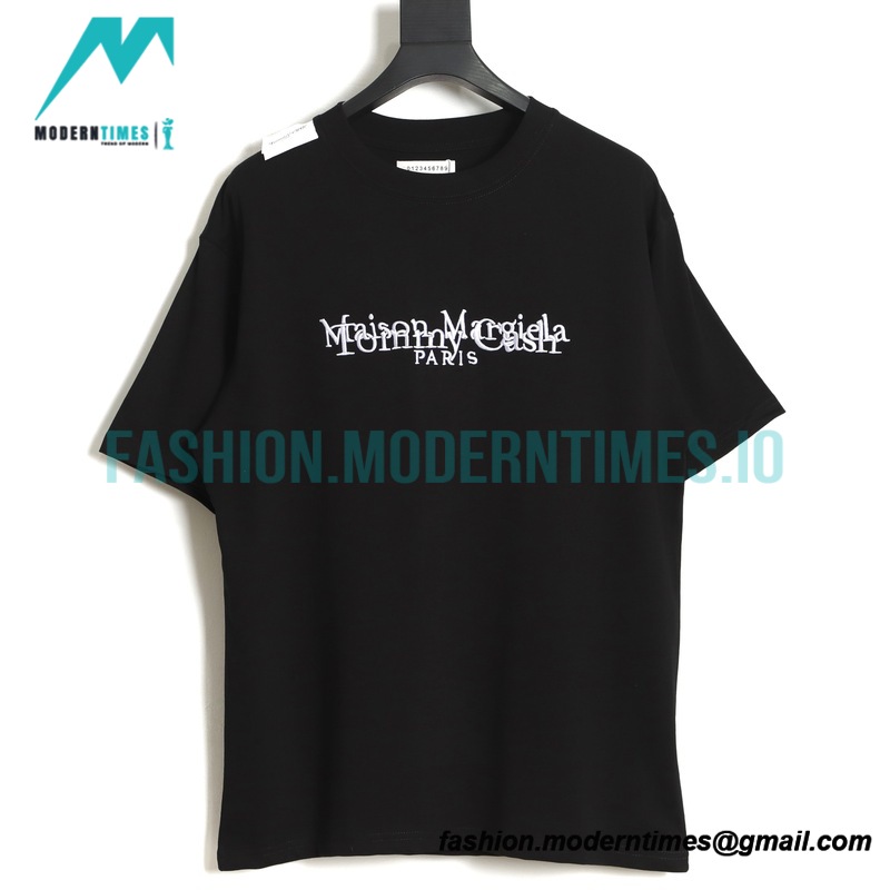 Maison Margiela - Classic Collar Embroidered Short Sleeve