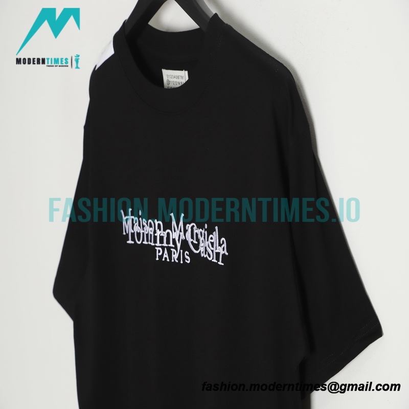 Maison Margiela - Classic Collar Embroidered Short Sleeve