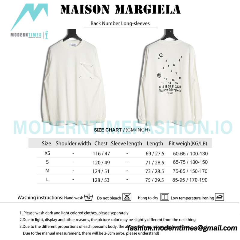 Maison Margiela - Back Number Long-sleeves