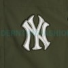 MLB - Chest Embroidered Logo Fur Collar Hooded Down Jacket