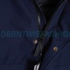 MLB - Chest Embroidered Logo Fur Collar Hooded Down Jacket