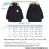 MLB - Chest Embroidered Logo Fur Collar Hooded Down Jacket