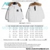 MLB - Chest Embroidered Logo Fur Collar Hooded Down Jacket
