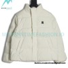 MLB - Button Label Embroidered Short Thickened Down Jacket