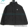 MLB - Button Label Embroidered Short Thickened Down Jacket