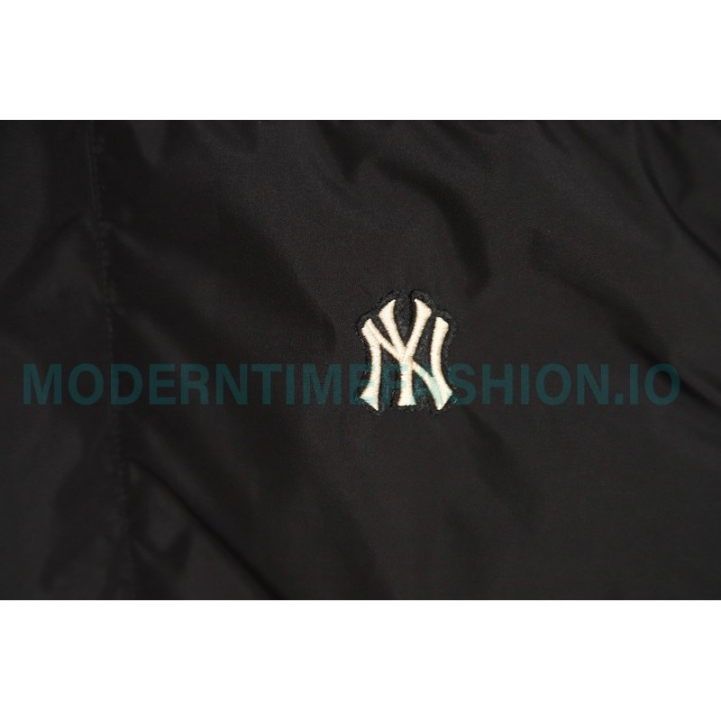 MLB - Button Small Embroidered Logo Long Down Jacket