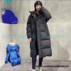 MLB - Button Small Embroidered Logo Long Down Jacket