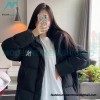MLB - Button Small Embroidered Logo Long Down Jacket