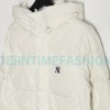 MLB - Button Small Embroidered Logo Long Down Jacket