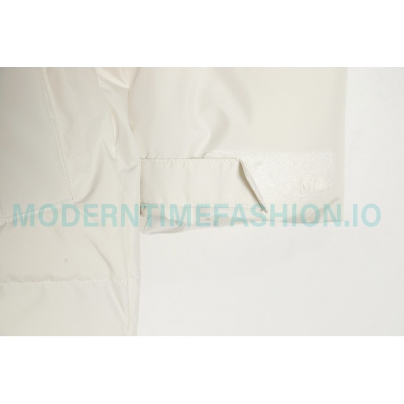 MLB - Button Small Embroidered Logo Long Down Jacket