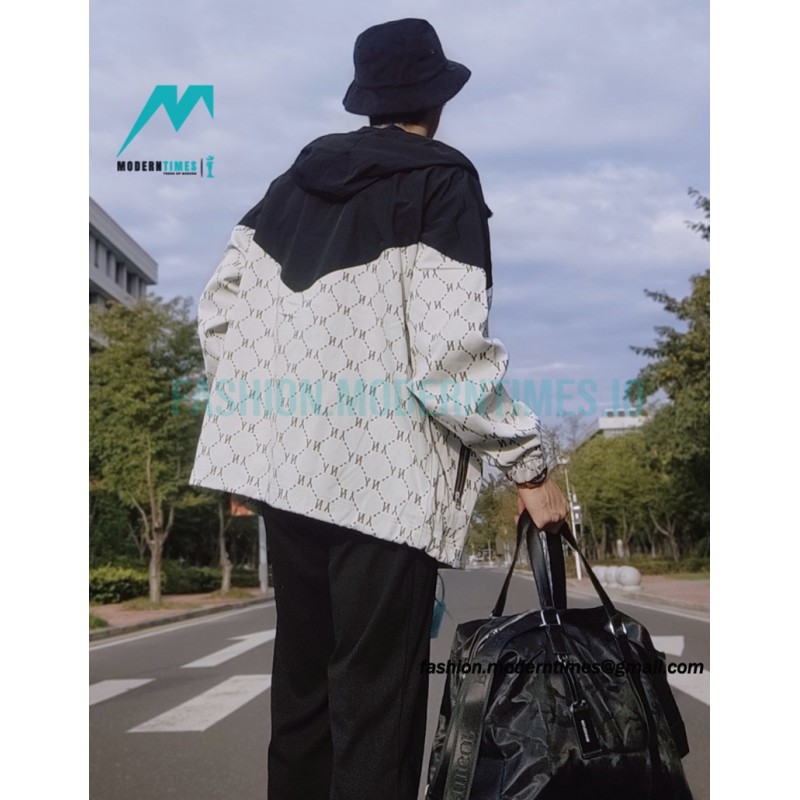MLB - Logo printed Letter Hooded Long-sleeved Printed Jacket