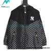 MLB - Logo printed Letter Hooded Long-sleeved Printed Jacket