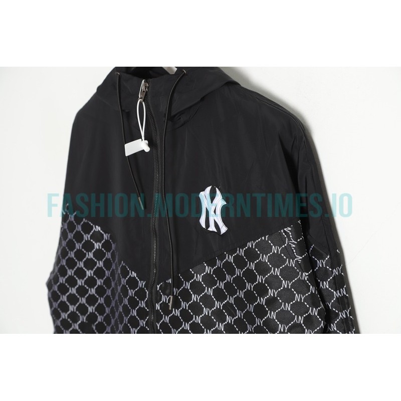 MLB - Logo printed Letter Hooded Long-sleeved Printed Jacket